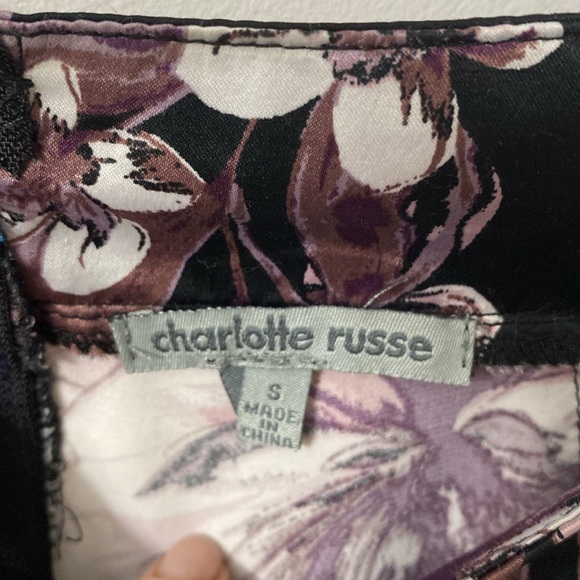 Charlotte Russe Flora Wide Leg Pants - Picture 3 of 5